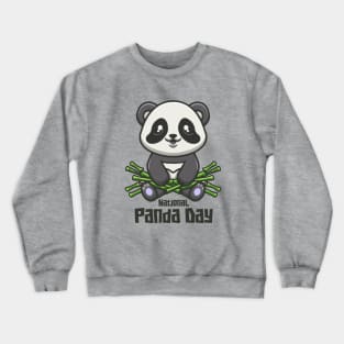 National Panda Day – March Crewneck Sweatshirt